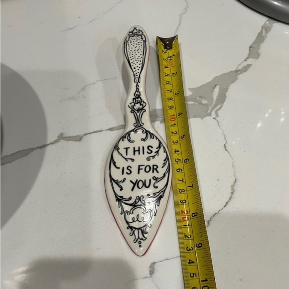 Rate combo: Anthropologie Molly Hatch Felicitations Cake Stand w/Matching Server - Picture 8 of 10